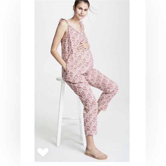 Hatch Lucy Maternity Jumper in Red and White Floral Pattern Size O/S - Picture 3 of 16